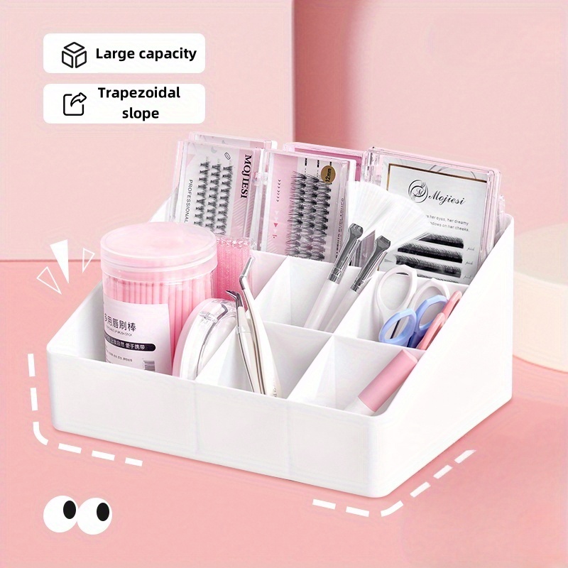Beauty Makeup Box - Professional AcrylicEyelash Extension Organizer Box Lash