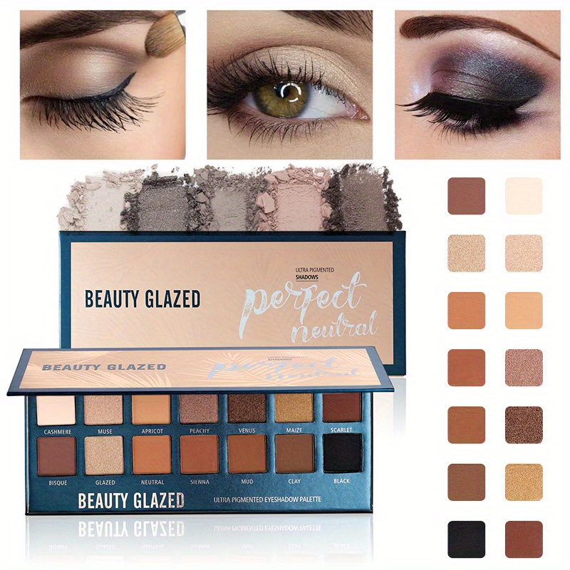Beauty Huda Makeup - BEAUTY GLAZED 14 Colors Eyeshadow Palette