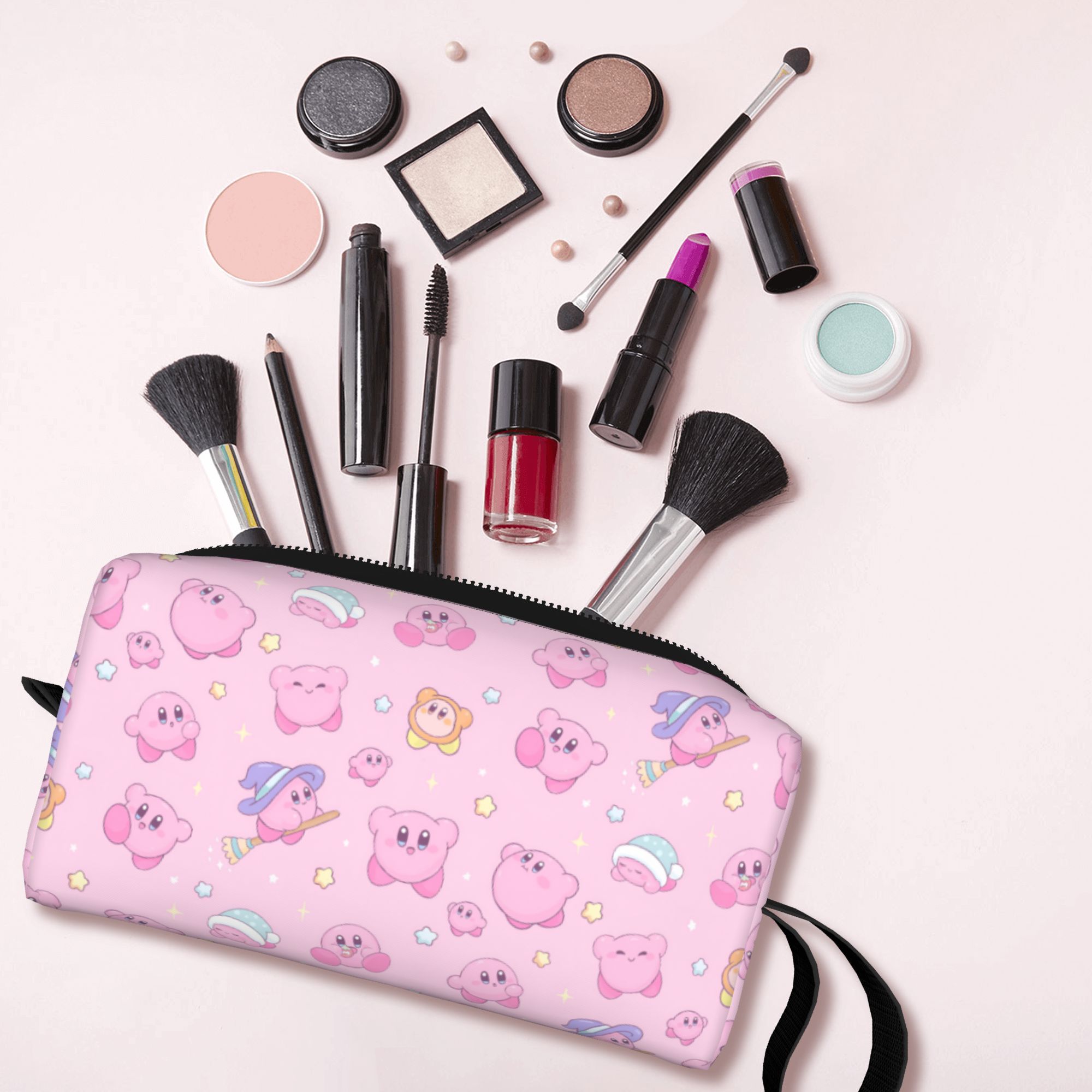 Beauty Makeup Games Free - Custom Kawaii K-Kirbys Travel Toiletry Bag