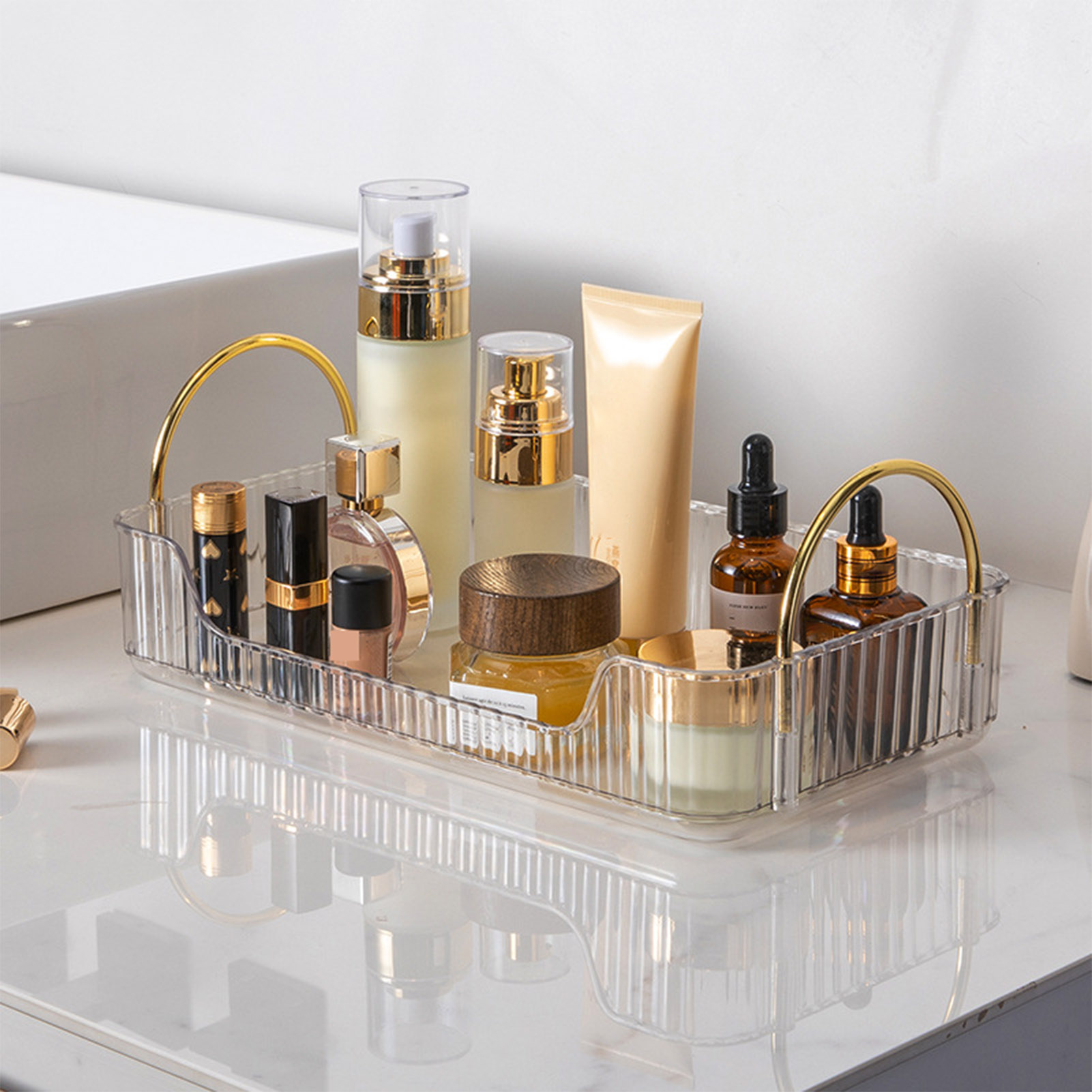 Bathroom Organizer Rack Light  - Beauty Makeup Box recension och pris
