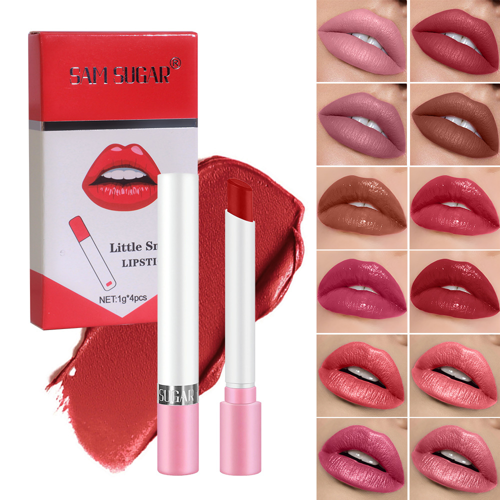 Cigarette Lipstick Set 4 Pcs P - Beauty Makeup Gift Sets recension och pris