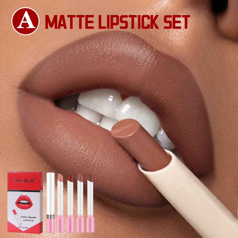 Cigarette Lipstick Set 4 Pcs P - Beauty Makeup Gift Sets recension och pris