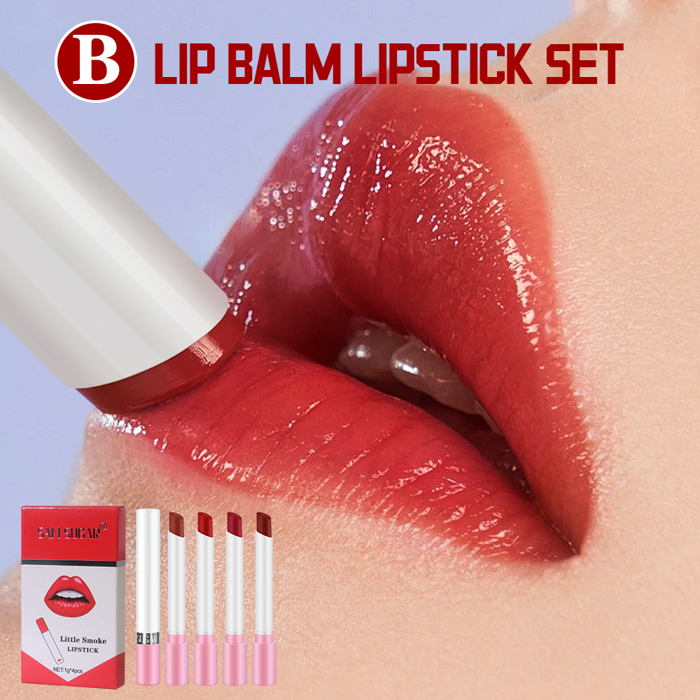 Cigarette Lipstick Set 4 Pcs P - Beauty Makeup Gift Sets recension och pris