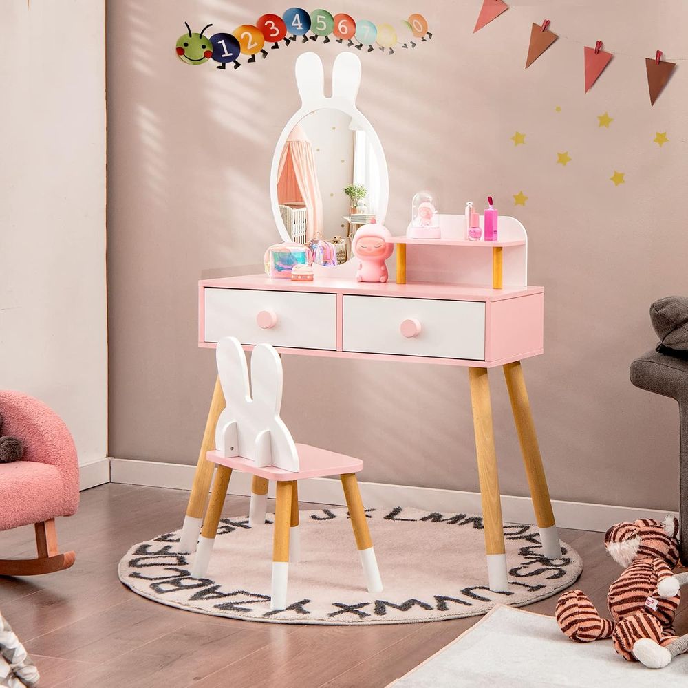 EY Kids Vanity, Rabbit Themed  - Beauty Makeup For Kids recension och pris