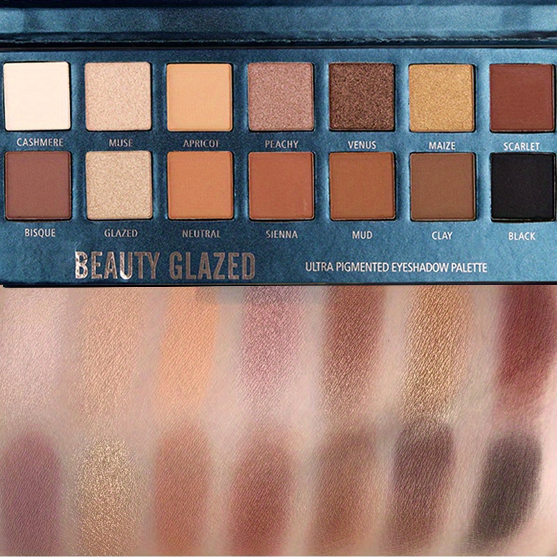 BEAUTY GLAZED 14 Colors Eyesha - Beauty Huda Makeup recension och pris