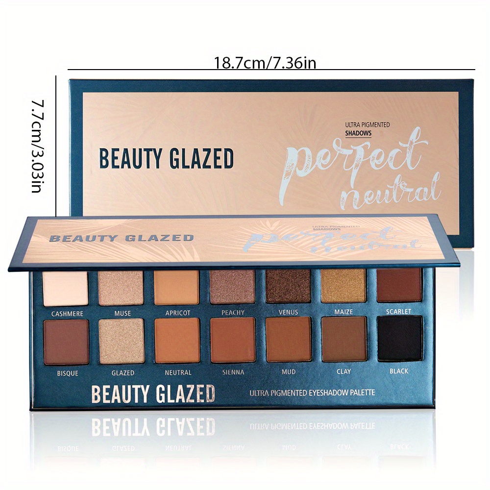 BEAUTY GLAZED 14 Colors Eyesha - Beauty Huda Makeup recension och pris
