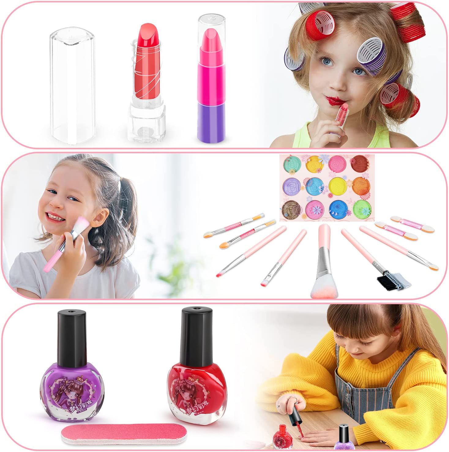 Kids Makeup Toy Kit for Girls, - Beauty Makeup For Kids recension och pris