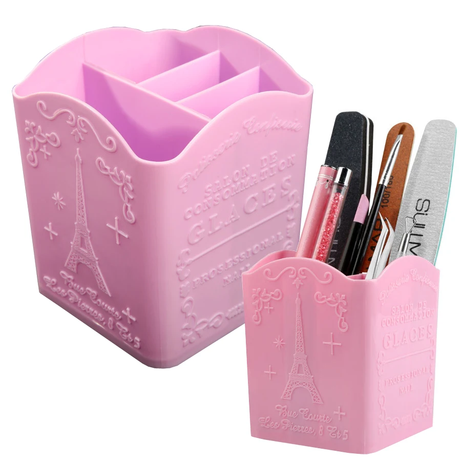 4-Compartment Nail Art Brush H - Beauty Makeup Box recension och pris