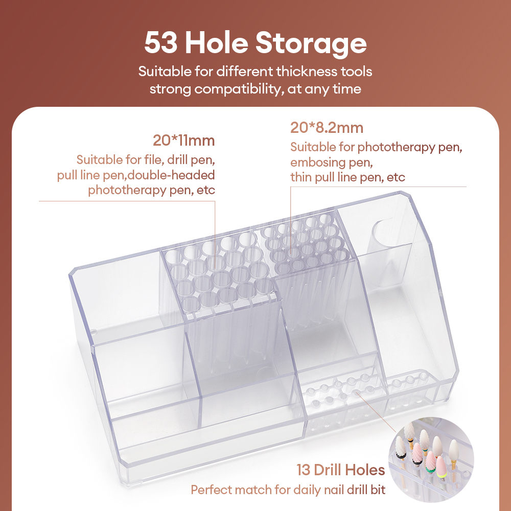 Acrylic Storage Rack Nail Art  - Beauty Makeup Box recension och pris