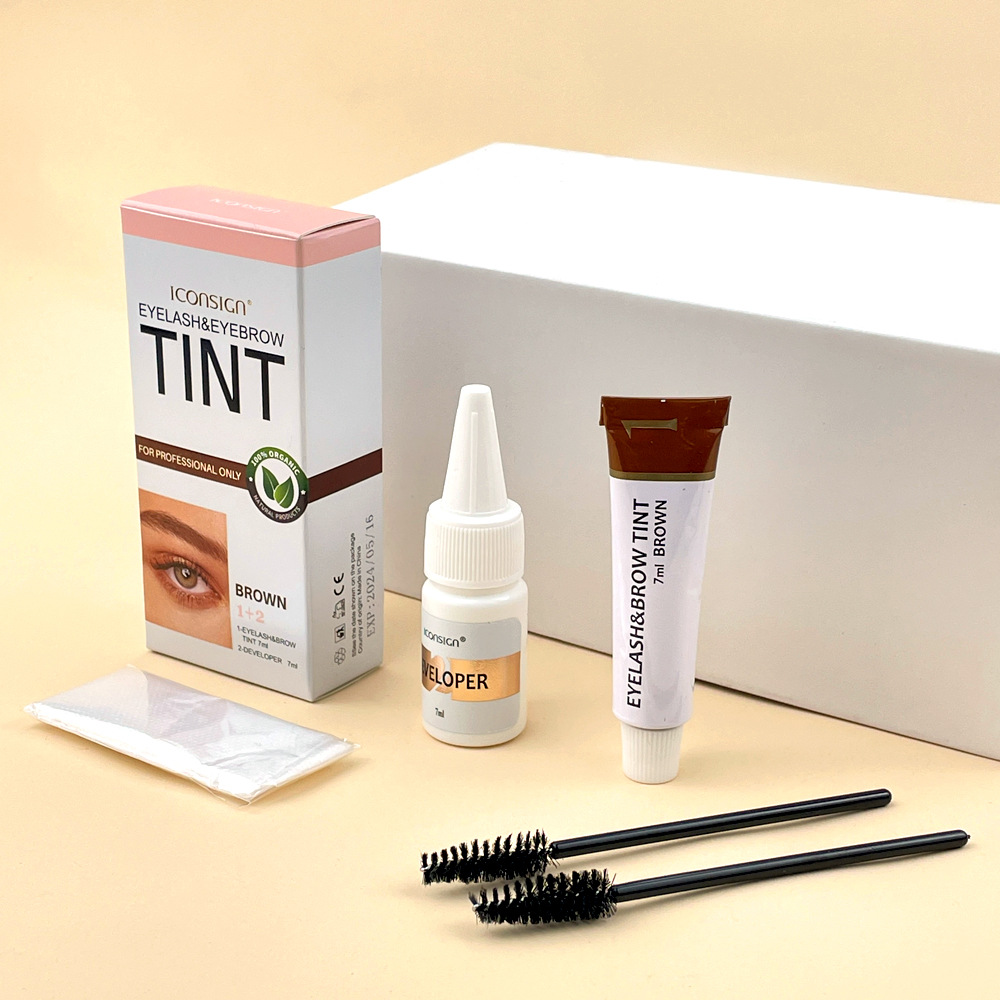 Eyelash Eyebrow Dye Tint Kit F - Bb Cream Tinted recension och pris