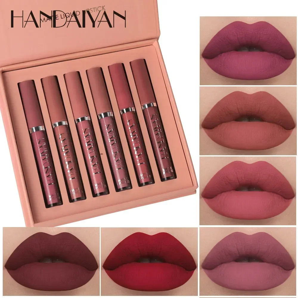 HANDAIYAN 6 PCS Lipstick Set M - Beauty Huda Makeup recension och pris