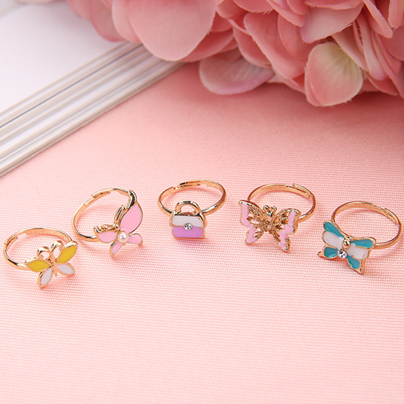 10/20 pcs Children Cute Ring A - Beauty Makeup For Kids recension och pris