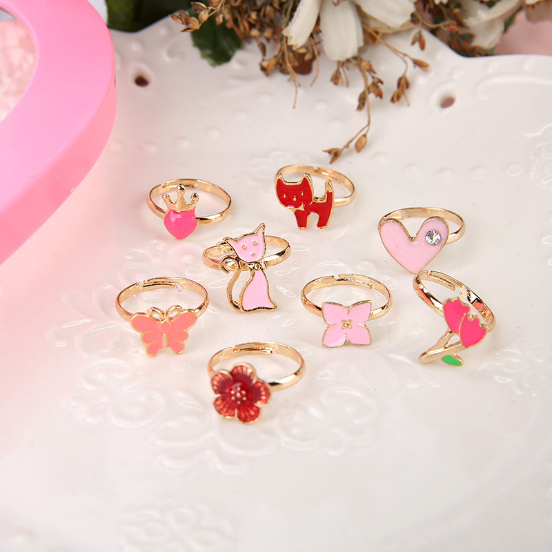 10/20 pcs Children Cute Ring A - Beauty Makeup For Kids recension och pris