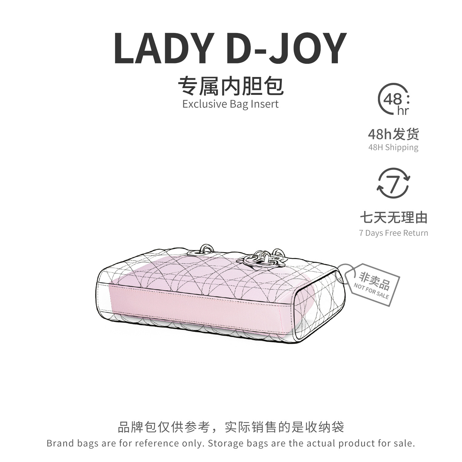 Bag Organizer for Dior Lady D- - Beauty Makeup Dior recension och pris