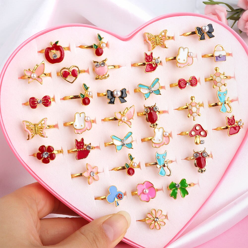 Cute Adjustable Rings for Chil - Beauty Makeup For Kids recension och pris