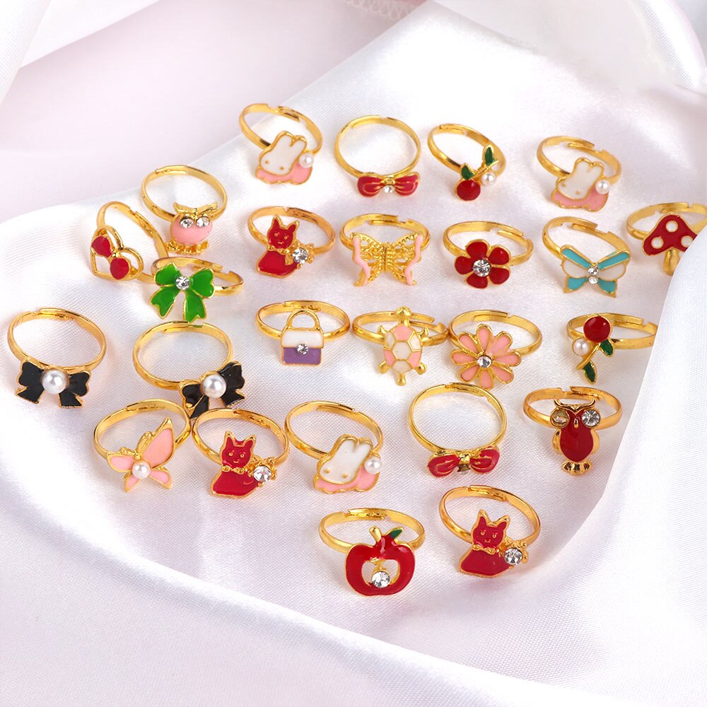 Cute Adjustable Rings for Chil - Beauty Makeup For Kids recension och pris